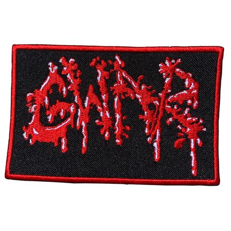 GWAR Logo Embroidered Patches