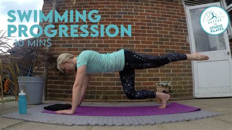 Pilates Swimming Progression In Point Kneeling Youtube