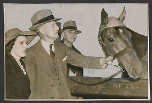 1939 C.S. Howard, "Owner of Seabiscuit Looks Over New Prize" | eBay