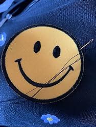 Amazon MagiDeal Funny Smiley Smile Happy Yellow Face DIY Applique