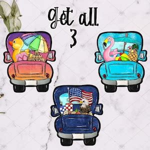 Truck Bundle, Adventure Truck Sublimation Design, Truck Wall Decor ...