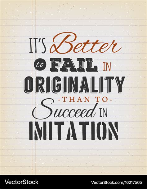 Motivational quote on vintage school paper Vector Image