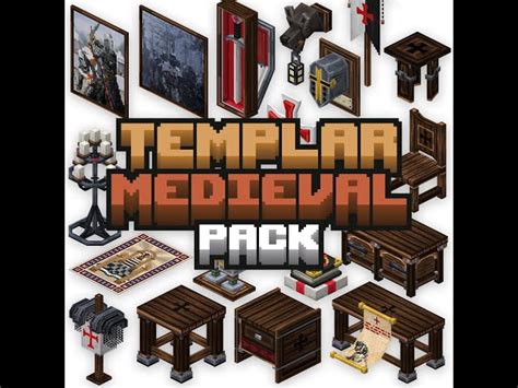 Templar Medieval Decoration Volume 1 Minecraft Texture Pack