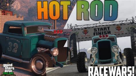 GTA 5 ONLINE Tuning Treffen MOTTO HOTRODS RACEWARS 1 4 Rennen