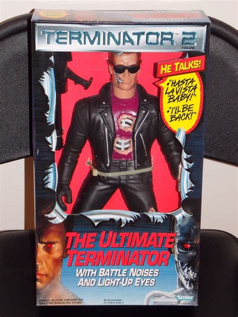 1991 The Ultimate Terminator Talking Figure New In The Box Terminator