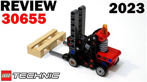 LEGO Technic Forklift With Pallet 30655 Detailed REVIEW YouTube