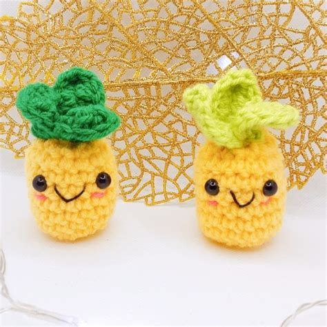 How To Crochet A Pineapple Step By Step Tutorial Amigurumi Free Pattern