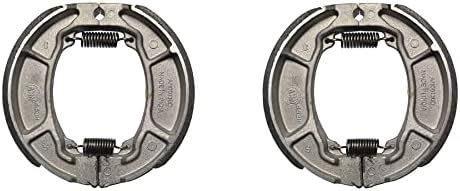 NIKAVI Motorcycle Front Rear Combo Brake Shoe Set Compatible For