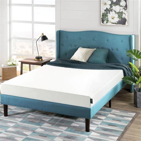 Zinus Green Tea 6 In Medium Smooth Top Queen Memory Foam Mattress Hd