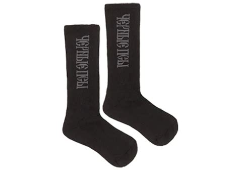 Yeezy Gosha Black Dogs Socks Black Men's - SS24 - US