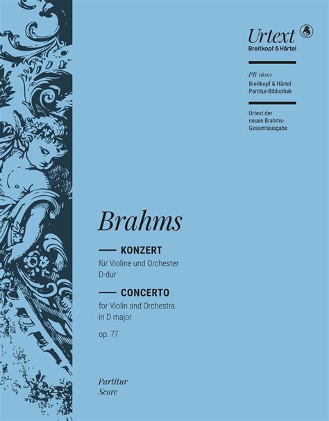 PB 16110 Brahms Konzert für Violine und Orchester D dur op 77 by