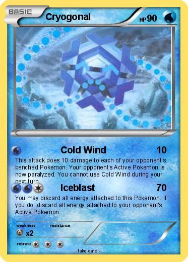 Pokémon Cryogonal 21 21 - Cold Wind - My Pokemon Card