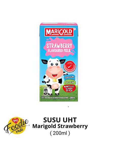 Susu Uht Marigold Strawberry 200ml