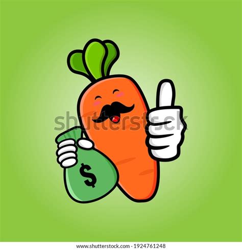 Cute Carrot Cartoon Mascot Character Funny Stock Vector Royalty Free 1924761248 Shutterstock