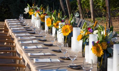 Sonoma Winery Dinner In The Vineyard Summer Events