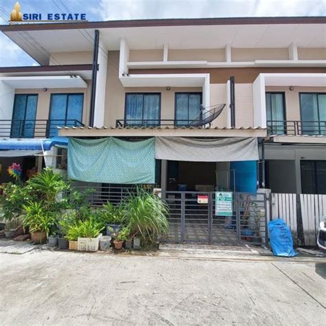 2 Storey Townhome For Sale Tadaran Townhome Project Bowin Sriracha