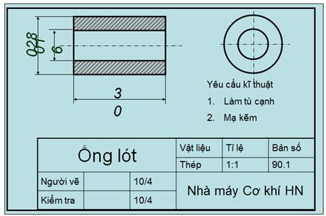 Công Nghệ 8 Bài 9 Bản Vẽ Chi Tiết