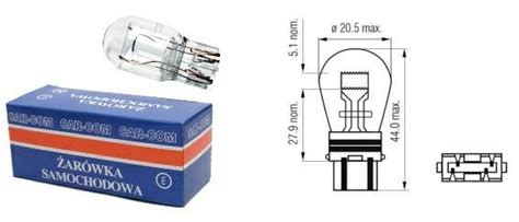 Żarówka Samochodowa 12V 21 5W Całoszklana do Auta 10szt carcommerce