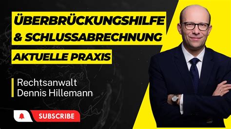 Berbr Ckungshilfe Schlussabrechnung Aktueller Berblick Zur Praxis