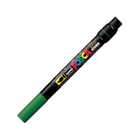 Uni Posca Pcf Brush Marker Mm Green Karin Art Supplies