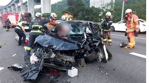 拖吊車國1南下林口段處理事故遭撞 小客車駕駛送醫不治 社會焦點 太報 Taisounds