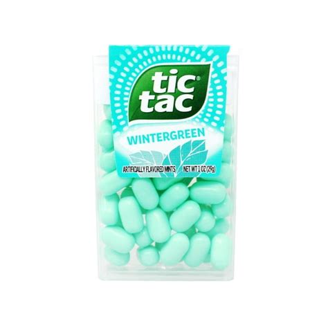 Tic Tac Wintergreen Mints | Wintergreen Tic Tacs | Wintergreen Mints | Mint Flavored Candy ...