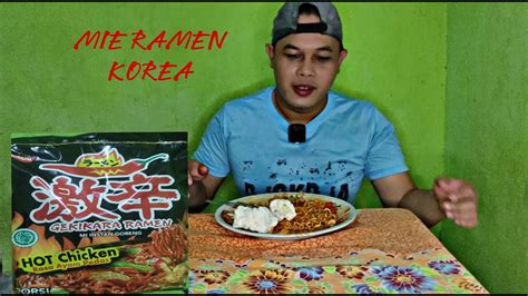 Mukbang Mie Ramen Korea Gekikara Ramen Pedes Nya Mantul Youtube