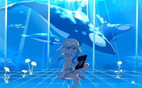 Wallpaper Illustration Video Games Anime Underwater Screenshot