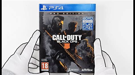 Call Of Duty Black Ops 4 Pro Edition Unboxing Youtube