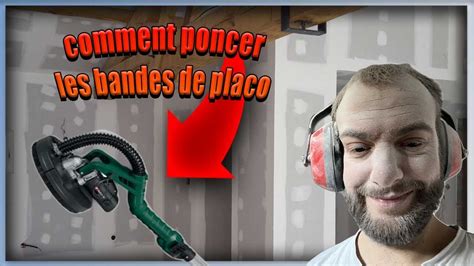 tuto ponçage des bandes de placo comment faire et avec quoi YouTube