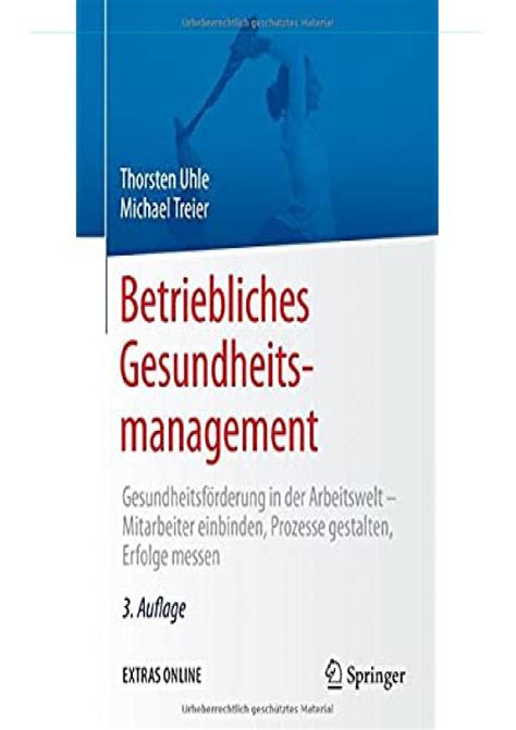 PDF Betriebliches Gesundheitsmanagement Gesundheitsförderung in der