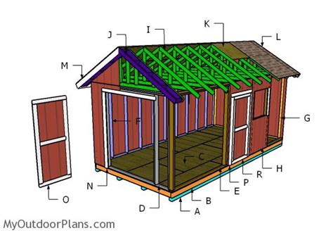 10x20 Shed Plans | MyOutdoorPlans | Free Woodworking Plans and Projects ...