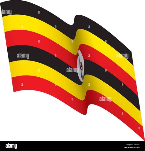 Uganda Flag Vector Illustration Stock Vector Image Art Alamy