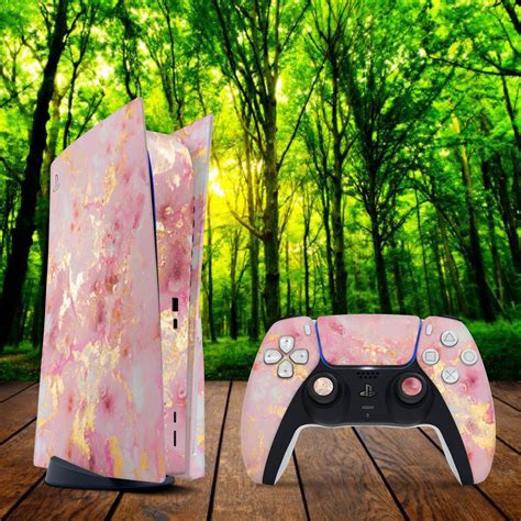 Ps5 Playstation 5 Skin Pastel Marble Ps5 Skin Pink Ps5 Skin Etsy