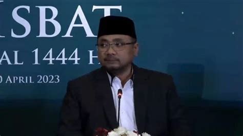 Pemerintah Tetapkan Idul Fitri 1444 H Jatuh Pada Sabtu 22 April 2023