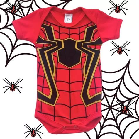 Body Temático Bebê Mesversário Homem Aranha Spider Man à venda em São