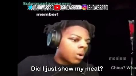 ishowspeed meat uncensored - YouTube