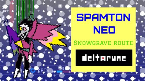 Snowgrave Spamton Neo Secret Bossfight Deltarune Chapter 2