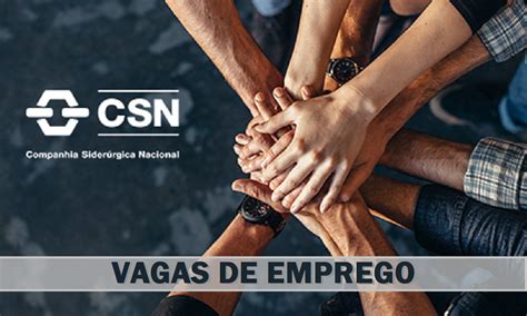 Vagas De Emprego Em Taubat Pela Csn Companhia Sider Rgica Nacional