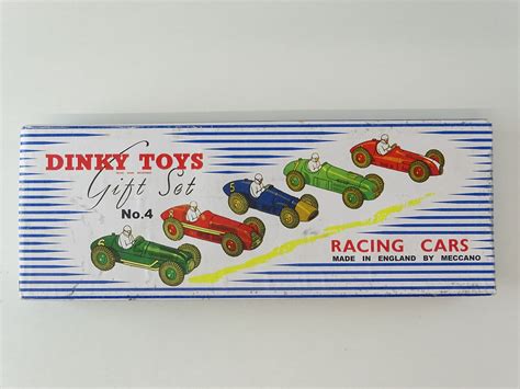 Lot 46 - A DINKY Toys Racing Cars Gift Set No. 4