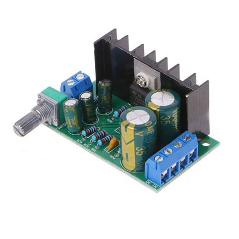 Comprar Tda2050 Placa Montada Amplificador Ci Ajuste Volume 32w 12v