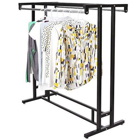 Steel To Feet Garment Display Rack For Hanging Blazer And Saree At