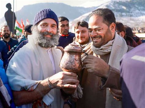 A Day After Cancelling Bharat Jodo Yatra In Anantnag Rahul Gandhi