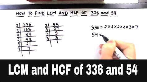 How To Find The Lcm And Hcf Of And Finding Lcm And Hcf Of Two