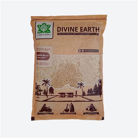 Buy Divine Earth Edible Sabut Jowar Millet Whole Grain Sorghum Kg