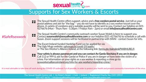 Health And Safety Recommendations For Sex Workers Online