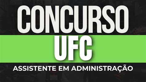 Concurso P Blico Ufc Apostila Espec Fica Para Assistente Em