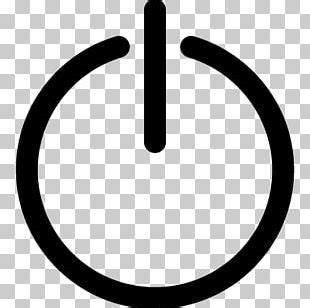 Power Symbol Png Clipart Area Black And White Circle Computer