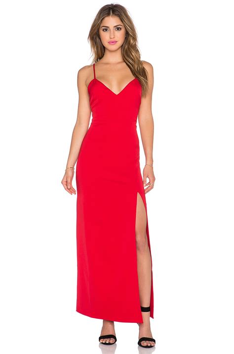 Nbd X Naven Twins Honey Maxi Dress In Red Revolve