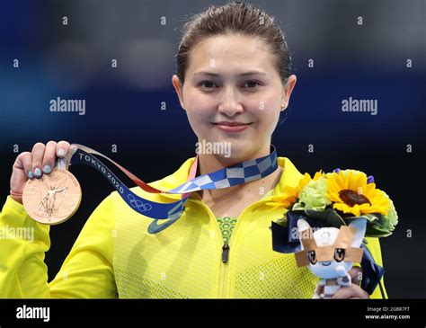 Tokyo Japan 5th Aug 2021 Melissa Wu Of Australia Poses For Photos